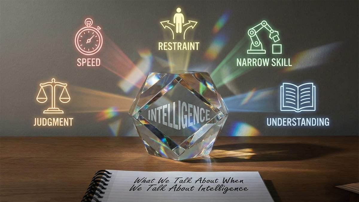 What We Talk About When We Talk About Intelligence